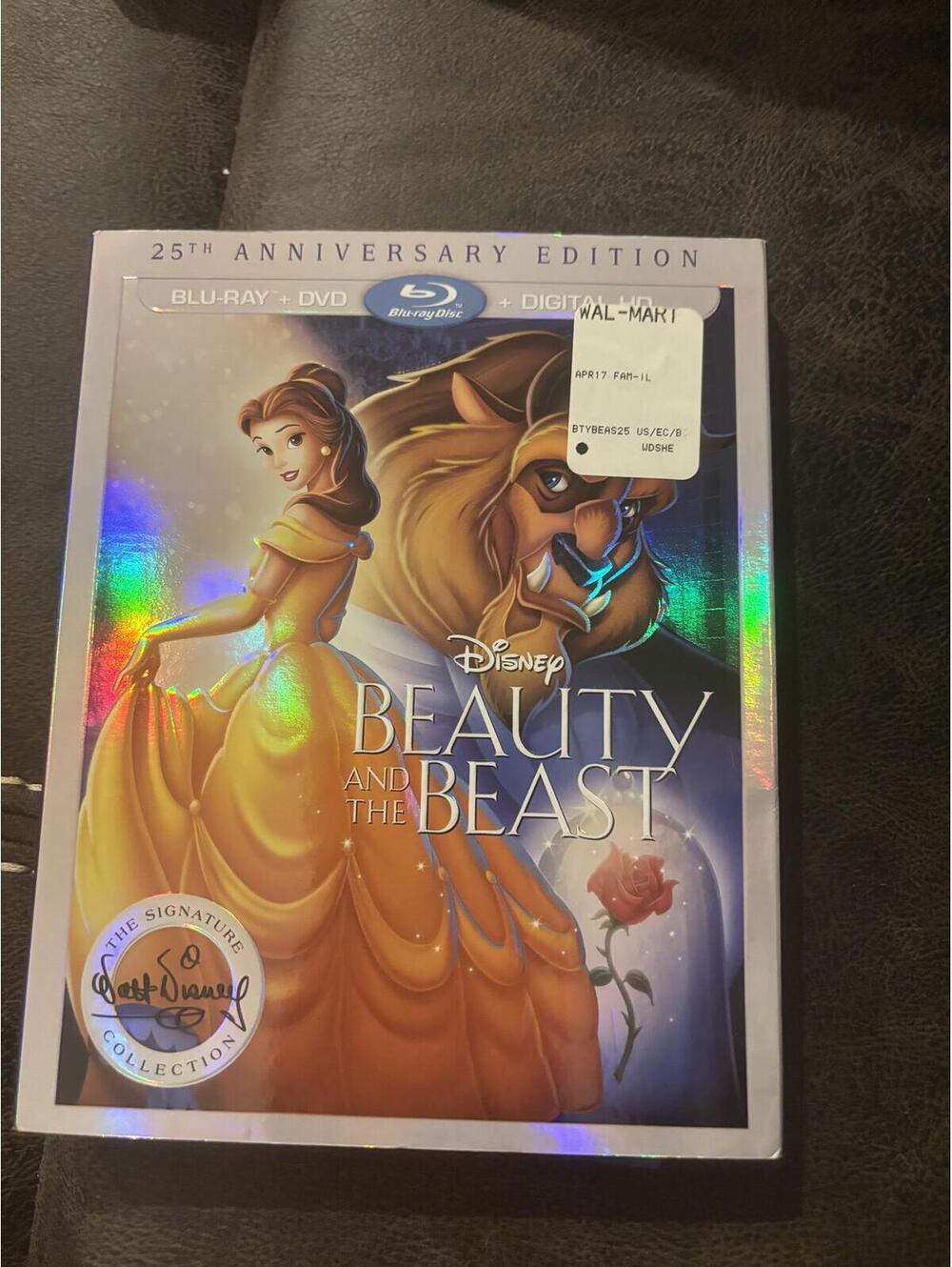Disney Beauty and the Beast 25th Anniversary Blu-ray DVD 2 Disc Set